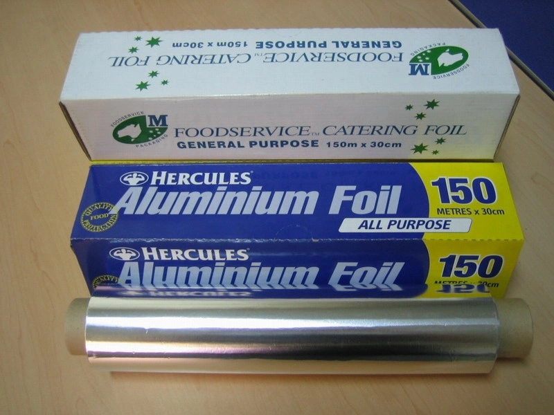 Household Food Packaging No-Stick Thickness0.008-0.08 Fair Price Coated and Paper Roll Aluminum Foil